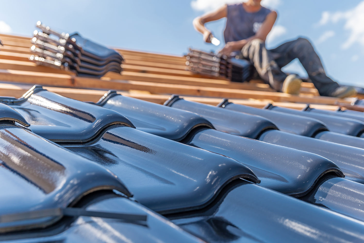 Dachdecken bei Neubauten